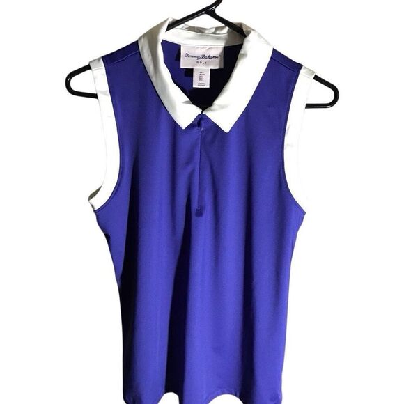 Tommy Bahama golf pickleball Size Large sleeveless shirt purple sleeveless - Picture 1 of 4
